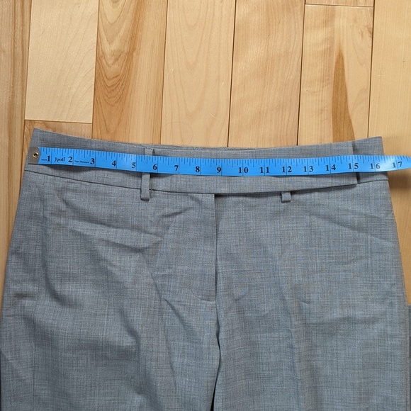 Pink Tartan wool blend grey pants - Picture 3 of 7